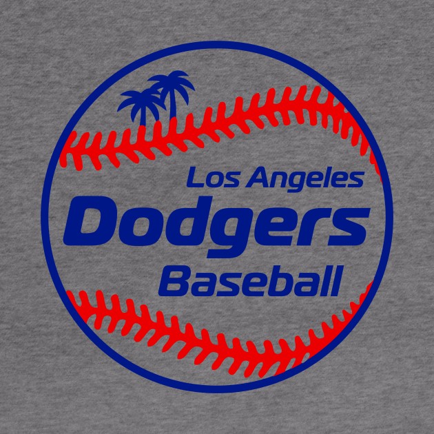 Dodgers 80s Retro Ball by Throwzack